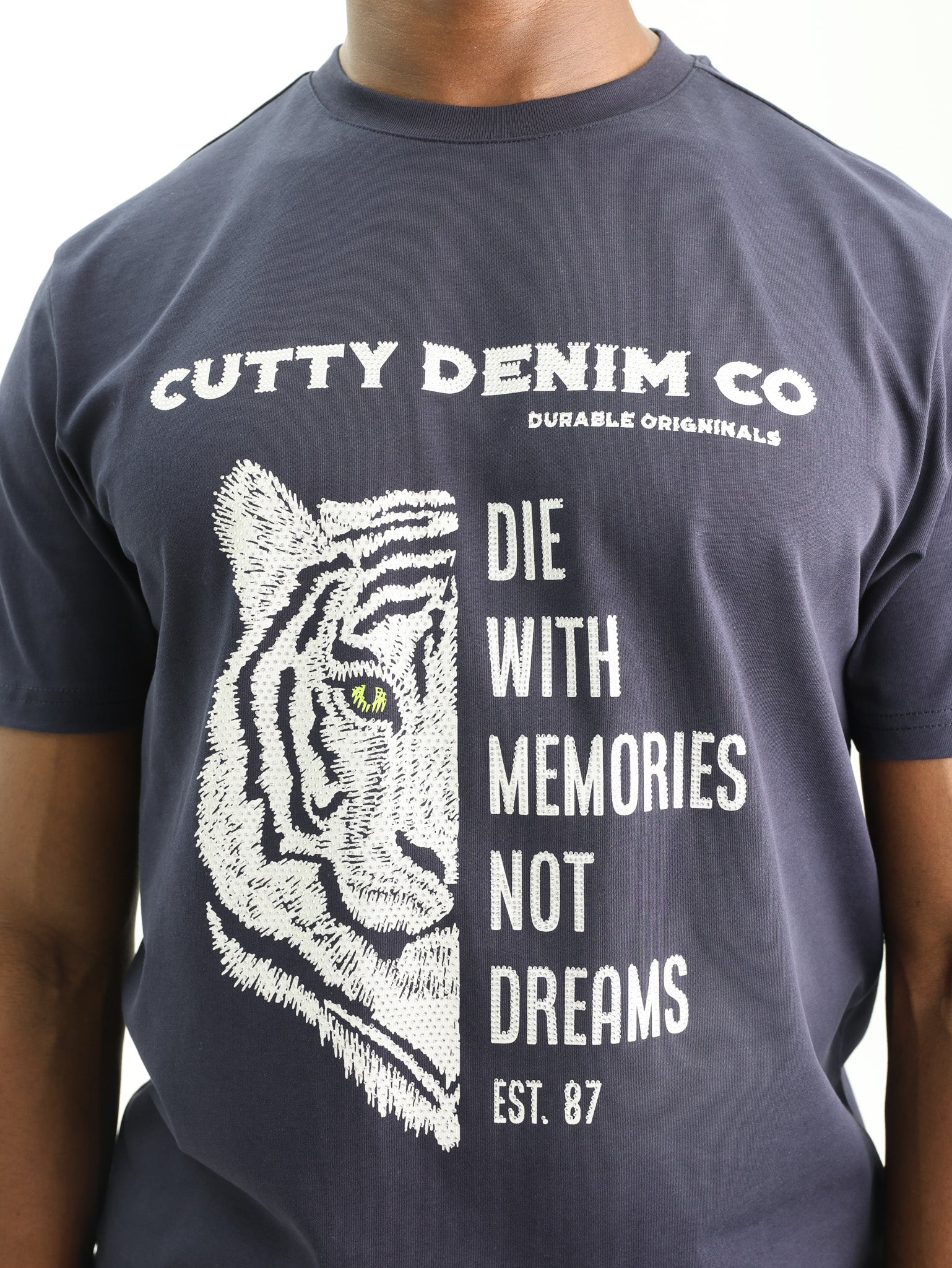 Cutty Crew Tiger Print Navy
